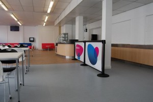 Q Banner Art Gallery Custom Display