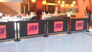 Q Banner Belt Stanchion Banner System