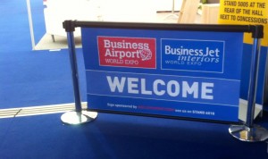 Q Banner Custom Advertising European Airport1