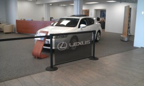 Q-Banner Custom Lexus Stanchion Banner