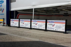 Q-Banner Outdoor Queue Post Advertising Barriers